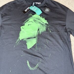 New With Tags H&M Divided Billie Eilish 2020 Black Shirt S 100% Organic Cotton